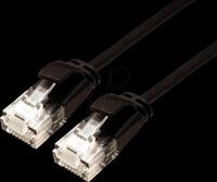 ROLINE 21153950 - Patchkabel Cat.6a UTP schwarz 0.15 m