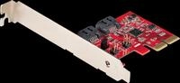 ST 2P6GR-PCIE - PCIe x2 > 2x SATA, RAID 0/1/SPAN, JBOD
