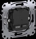 ME MEG4366-0130 - USB Ladestation-Einsatz, 1x Typ C, High-Power, 65 W Ladeleistung