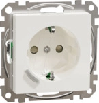WISER 2380-0319 - Steckdose, 1-fach, polarwei&szlig;, gl&auml;nzend, Zigbee