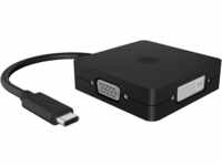 ICY IB-DK1104-C - Adapter USB C > DP+HDMI+DVI+VGA, 4K 60 Hz