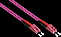 GC LW-805LC4 - Patchkabel LWL Duplex OM4 50/125&micro; LC/LC, 5 m, violett