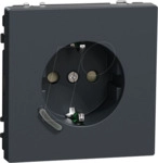 WISER 2380-6034 - Steckdose, 1-fach, anthrazit, matt, Zigbee