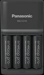 ENELOOP BQ-CC55D - Steckerladeger&auml;t, NiMh, inkl. 4x AA (Mignon) Akkus, schwarz