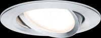 PLM 93486 - Einbauleuchte Nova Coin, 6 W, 2700 K, 50&deg;, rund, dimmbar, alu