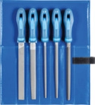 PFERD 11800531 - Werkstattfeilen-Set WR 5-tlg. in Rolltasche 200mm, Hieb 1