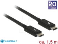 DELOCK 84846 - Kabel Thunderbolt 3 USB-C Stecker > USB-C Stecker 1,5 m