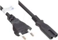 GC P0370-S015 - Euro-Stecker Typ C auf C7 , schwarz, 0,75 mm&sup2;, 1,5 m