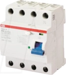ABB F204B-6305 - Fehlerstromschutz-Schalter, Typ B, 63 A, 500 mA, 4 polig