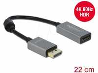 DELOCK 66436 - DisplayPort Adapter, DP Stecker auf HDMI Buchse