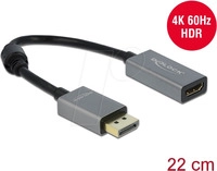 DELOCK 66436 - DisplayPort Adapter, DP Stecker auf HDMI Buchse