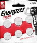 EN 6X2032 S - Lithium-Knopfzelle, 3 V, 240 mAh, 20x3,2 mm 6er-Pack
