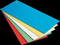 LEITZ 16796099 - Trennstreifen (105 x 240 mm), sortiert, 25 St&uuml;ck