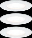 PLM 93442 - Einbauleuchte Nova, 6,5 W, 2700 K, starr, rund, wei&szlig; matt, 3er S
