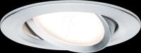 PLM 93450 - Einbauleuchte Nova Coin, 6 W, 2700 K, 50&deg;, rund, alu