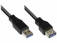 GC 2711-S01 - USB 3.0 Kabel, A Stecker auf Buchse A, 1 m