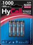 ANS HC 4XAAA - HyCell, NiMh Akku, AAA (Micro), 1000 mAh, 4er-Pack