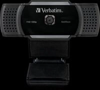 VERBATIM 49578 - Webcam inkl. Mikrofon, 1080p Full HD, Autofokus