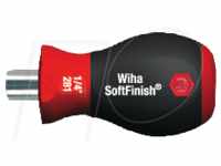 WIHA 281-01 - Bithalter mit Handgriff, 6,3 mm SoftFinish®, kurz