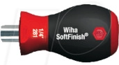 WIHA 281-01 - Bithalter mit Handgriff, 6,3 mm SoftFinish&reg;, kurz