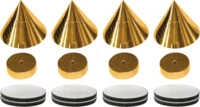 DYNAVOX 205045 - Spikes / Absorber, 4er-Set, messing