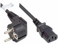 GC P0130-S050 - Netzkabel Typ E+F CEE 7/7 auf C13 , schwarz, 1,00 mm², 5 m