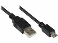 GC 2510-MB003 - USB 2.0 Kabel, A Stecker auf Micro B Stecker, 0,3 m
