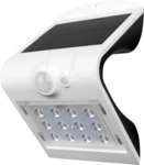 BLULAXA 48552 - LED-Solarleuchte, Strahler, mit Bewegungsmelder, 1,5 W, wei&szlig;,...