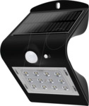 BLULAXA 48873 - LED-Solarleuchte, Strahler, mit Bewegungsmelder, 1,5 W, schwarz,
