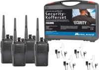 MIDLAND G15 S4 - PMR Funkger&auml;t, Security-Koffer, 4er Set