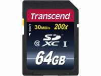TS64GSDXC10 - SDXC-Speicherkarte 64GB, Class 10 (Premium)