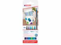 EDDING 4200/6099 - Porzellan Pinselstift 6er Set Farbkombination ''cool''