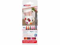 EDDING 4200/6999 - Porzellan Pinselstift 6er Set Farbkombination ''warm''