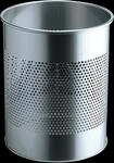 DURABLE 331023 - Abfallbeh&auml;lter, 15 l, rund, metall, silber