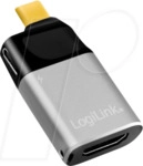LOGILINK CUA0203 - USB 3.1 Adapter, USB-C > HDMI+PD, 4K 60Hz Aluminium