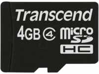 TS4GUSDC4 - MicroSDHC-Speicherkarte 4GB, Transcend Class 4