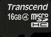 TS16GUSDC4 - MicroSDHC-Speicherkarte 16GB, Transcend Class 4