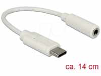 DELOCK 65913 - Delock Adapter Audio USB-C Stecker > Klinkenbuchse 14 cm