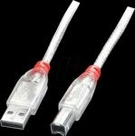LINDY 41751 - USB 2.0 Kabel, A Stecker auf B Stecker, 0,5 m