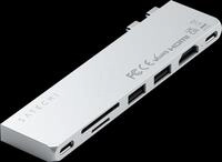 ST-HUCPHSS - Satechi USB-C Pro Hub Slim Adapter Silver