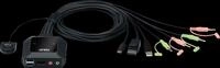 ATEN CS52DP - 2-Port KVM Switch, DisplayPort, Audio