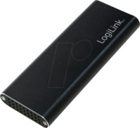 LOGILINK UA0314 - Externes M.2 SATA HDD/SSD Geh&auml;use, USB 3.1, schwarz