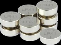 GP LR 41 10X - Alkaline-Knopfzelle, 24 mAh, LR41 / V3GA, 10er-Pack