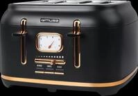 MUSE MS-131 BC - MUSE Edelstahl-Toaster schwarz MS-131 BC
