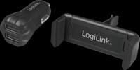 LOGILINK PA0203 - USB-Ladeger&auml;t, 5 V, 2 A, mit Halterung