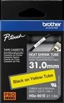 P-TOUCH HSE-661E - Schrumpfschlauch, 3:1, 31 mm x 1,5 m, gelb/schwarz