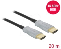 DELOCK 85015 - Aktiv Optisches HDMI Kabel (AOC), 4K 60 Hz, 20 m