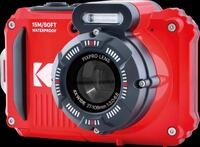 KODAK WPZ2RD - Unterwasserkamera, 16MP, 4x Zoom, rot
