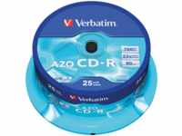 VERBATIM 43352 - CD-R AZO, 700 MB, 52x, 25er Pack Spindel