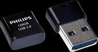 PHI FM12FD90B - USB-Stick, USB 3.0, 128 GB, Pico Edition Midnight Black